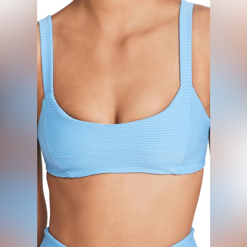 L*Space Blue Bikini Top